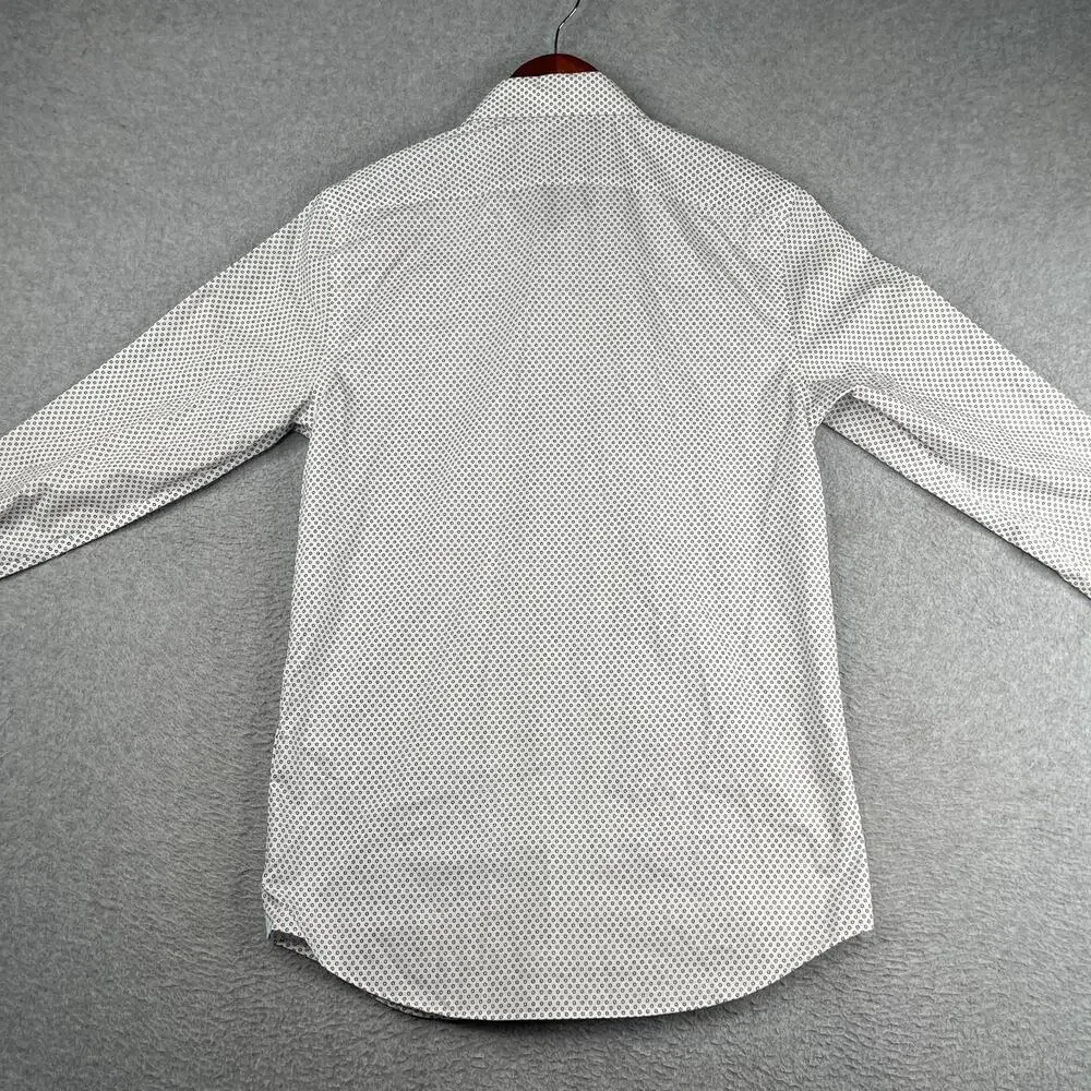 Banana Republic Non Iron Shirt Slim Fit Casual Button Up Long Sleeve Mens Small